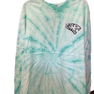 Towson University Tigers Venley Long-Sleeve Tie Dye Tee Shirt, Small